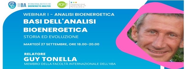 6 WEBINAR GRATUITI IIBA su le Basi dell'Analisi Bioenergetica
